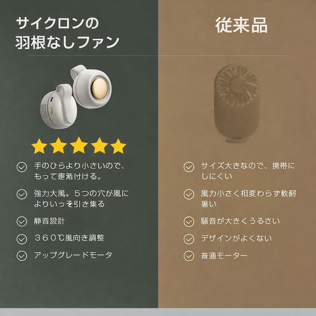 Liora™ 小型クリップファン