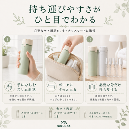 SUZUNOA™ 詰め替えスマートボトル